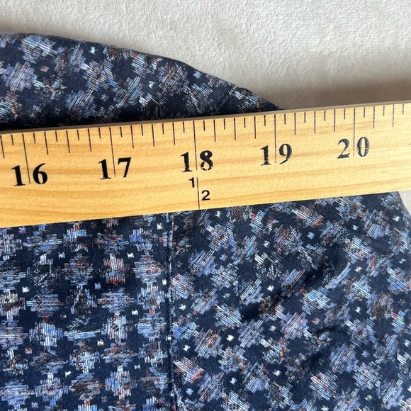 Haupt Germany 15.5 39/40 Modern Fit Geometric Blue Patterned Dress Shirt - Picture 7 of 8